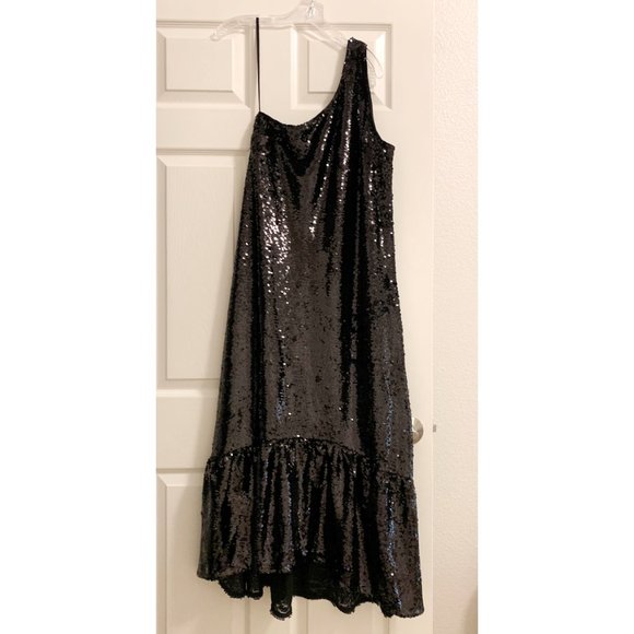 Maeve One-Shoulder Sequin Dress - Anthropologie, NWT - Picture 8 of 8